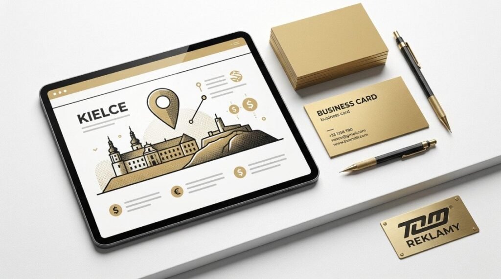Średnie koszty stron wizytówek w Kielcach (2026)