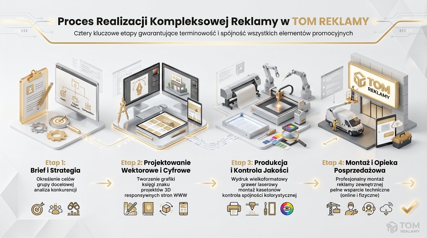 Proces Realizacji Kompleksowej Reklamy w TOM REKLAMY