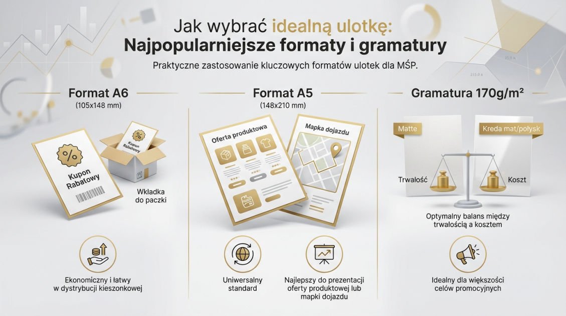 Jak wybrać idealną ulotkę: Najpopularniejsze formaty i gramatury
