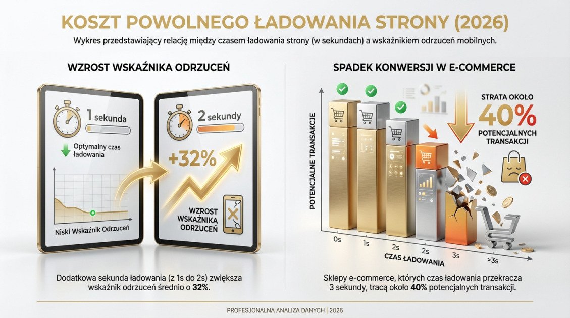 Koszt powolnego ładowania strony (2026)