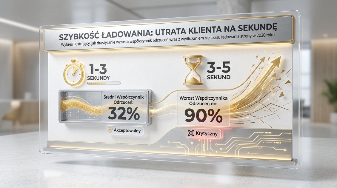 Szybkość ładowania: Utrata klienta na sekundę