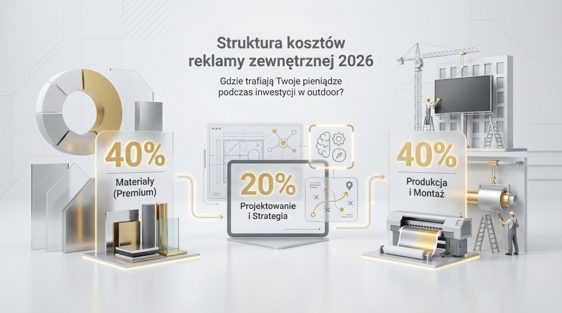 Struktura kosztów reklamy zewnętrznej 2026