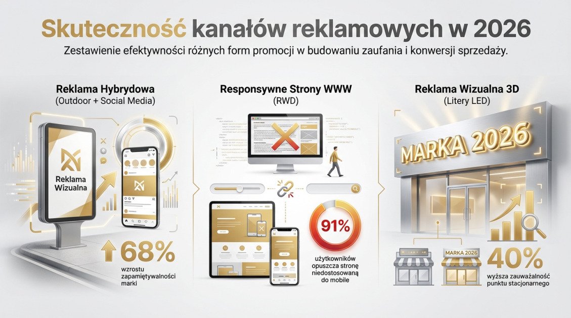 Skuteczność kanałów reklamowych w 2026