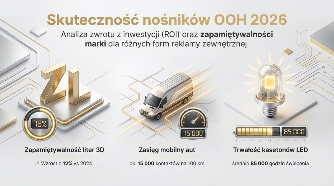 Skuteczność nośników OOH 2026