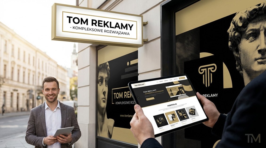 Kompleksowe rozwiązania reklamowe in use