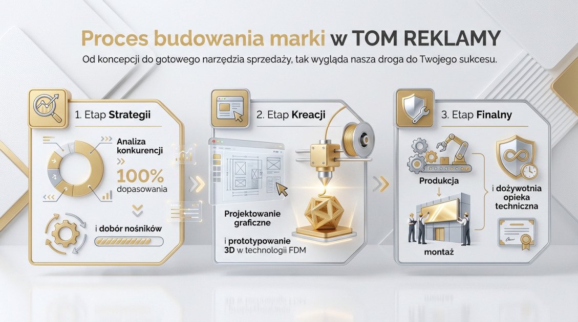 Proces budowania marki w TOM REKLAMY
