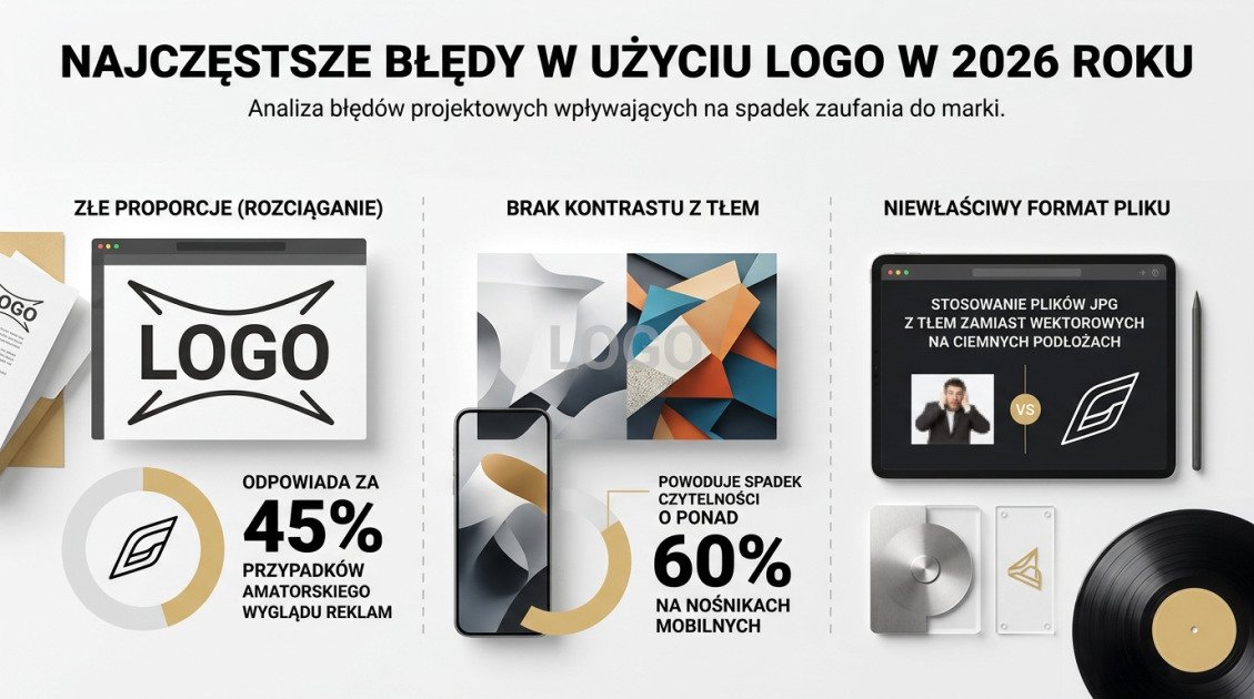 Najczęstsze błędy w użyciu logo w 2026 roku