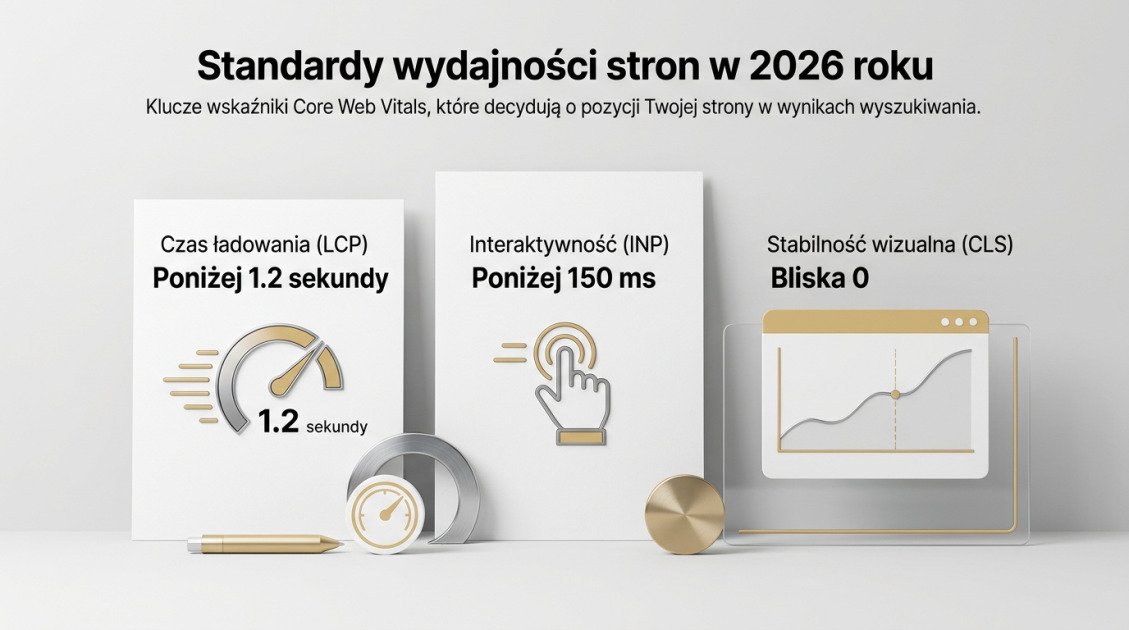 Standardy wydajności stron w 2026 roku