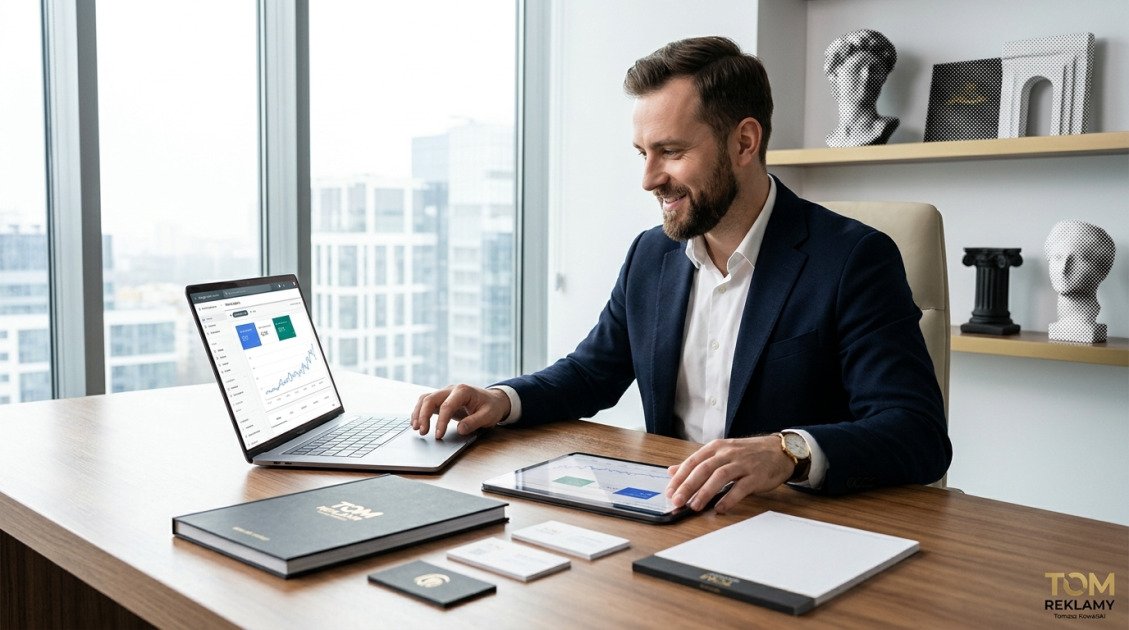 Kompleksowe rozwiązania reklamowe in use