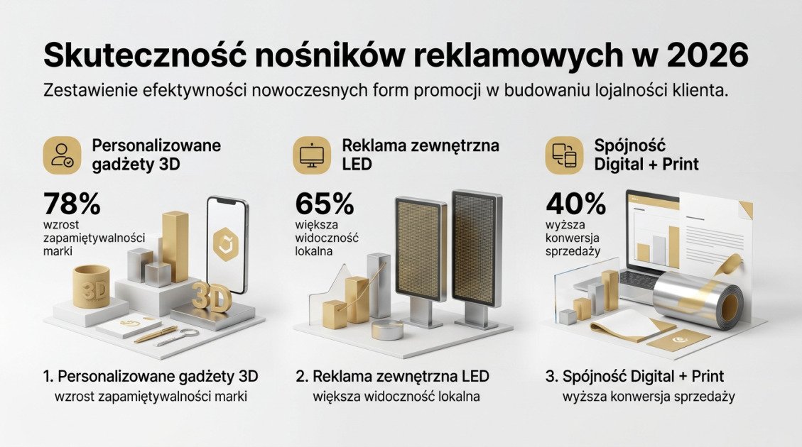 Skuteczność nośników reklamowych w 2026