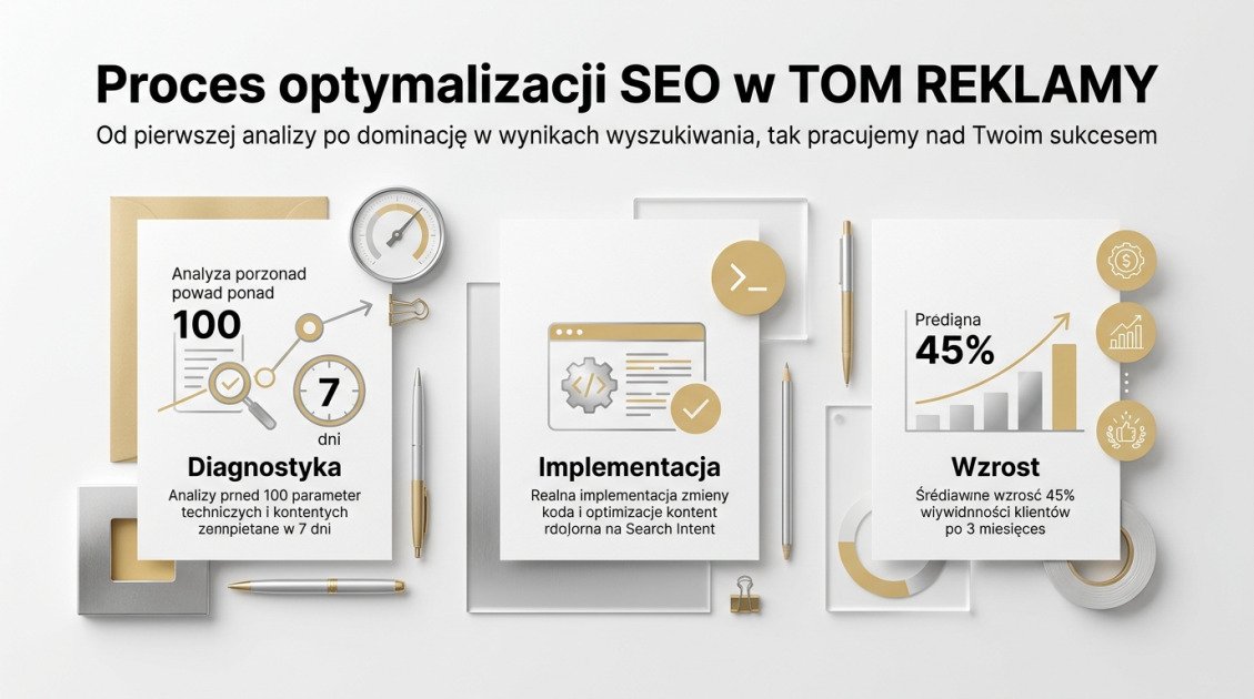 Proces optymalizacji SEO w TOM REKLAMY