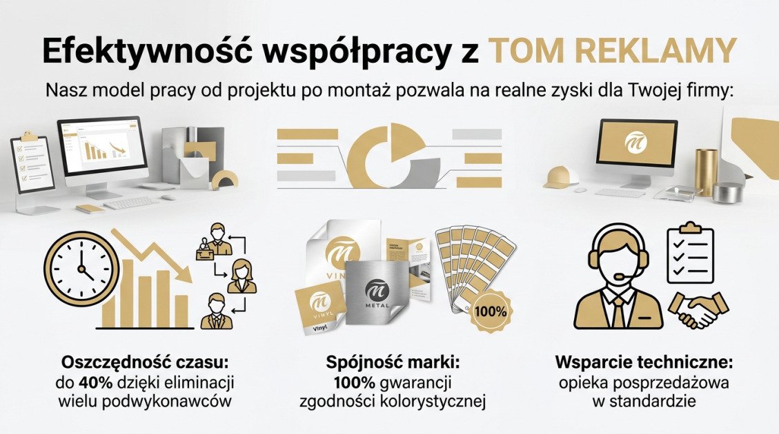 Efektywność współpracy z TOM REKLAMY