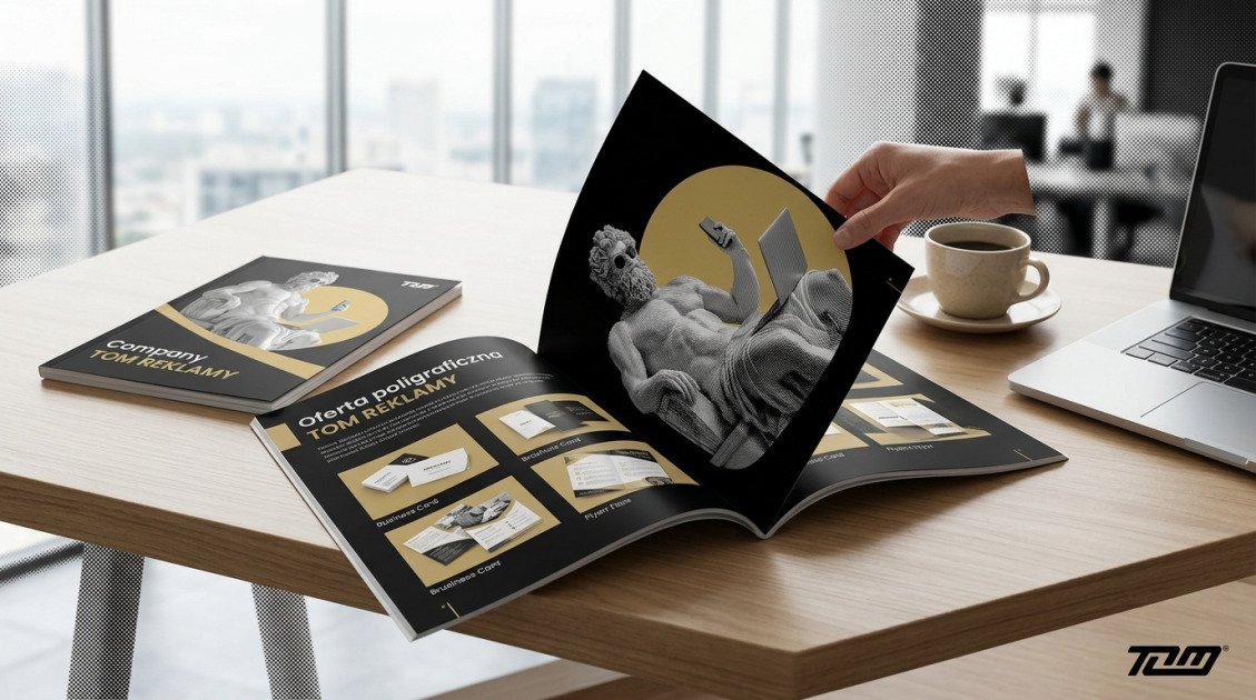 Oferta poligraficzna TOM REKLAMY in use