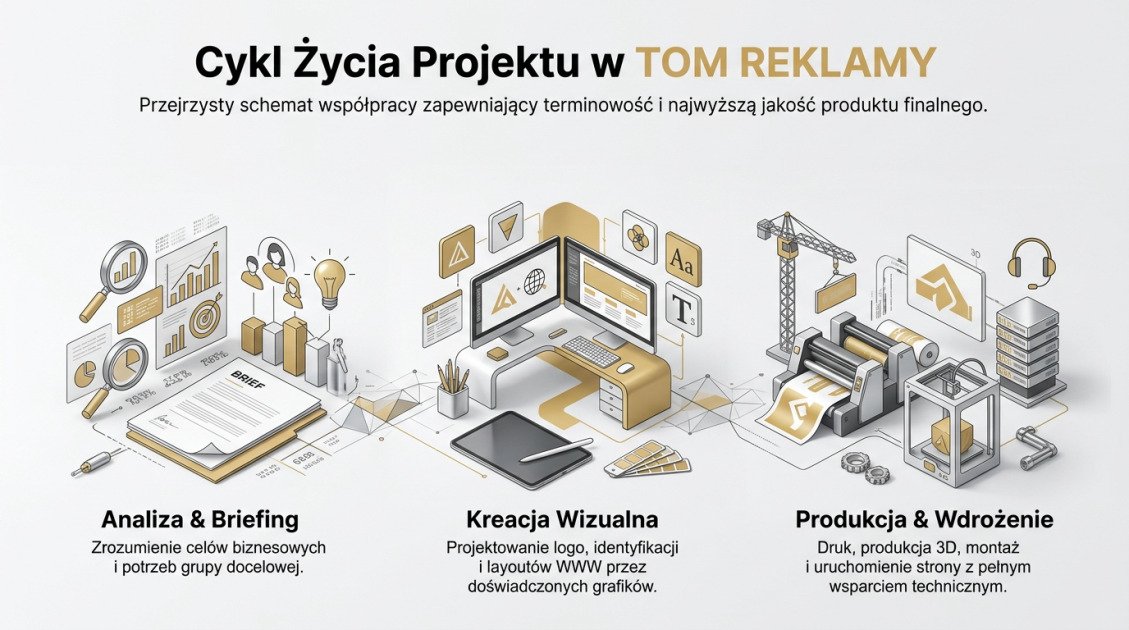 Cykl Życia Projektu w TOM REKLAMY