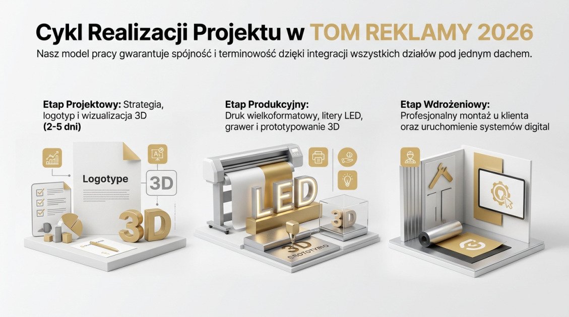 Cykl Realizacji Projektu w TOM REKLAMY 2026