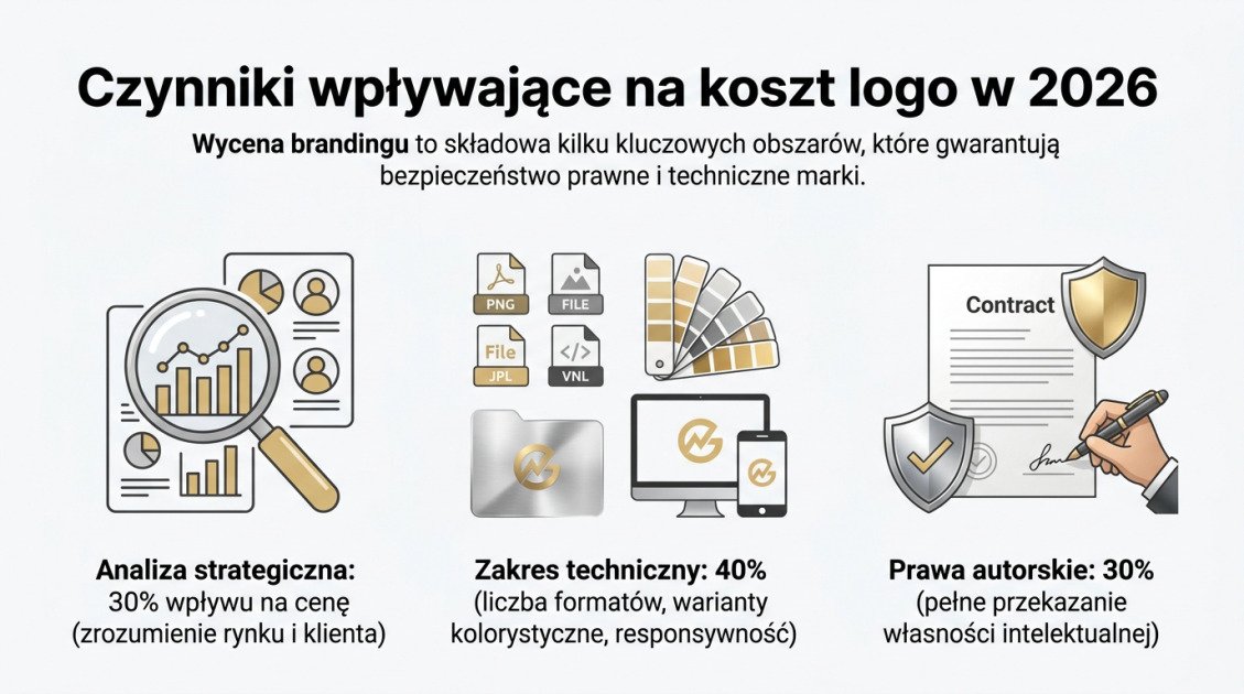 Czynniki wpływające na koszt logo w 2026