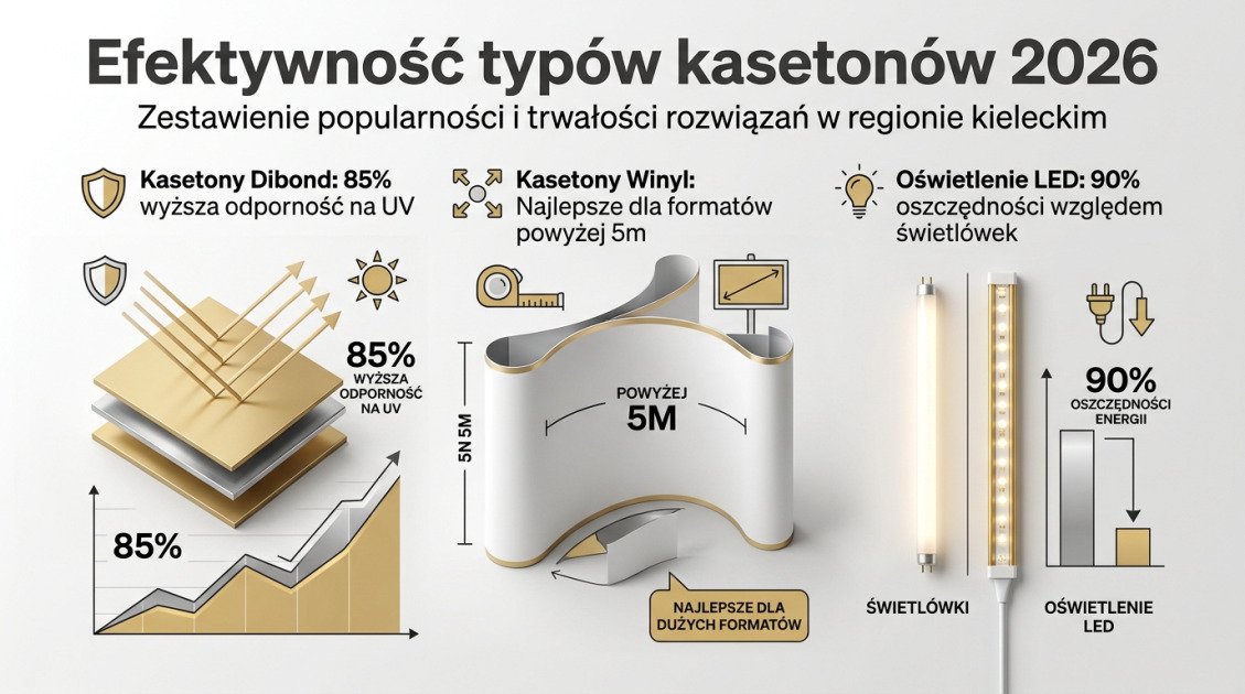 Efektywność typów kasetonów 2026
