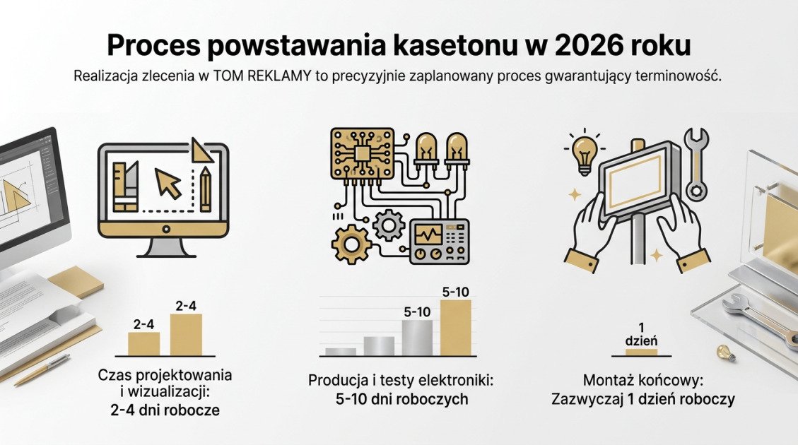 Proces powstawania kasetonu w 2026 roku