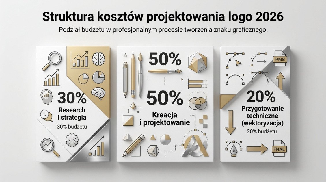 Struktura kosztów projektowania logo 2026