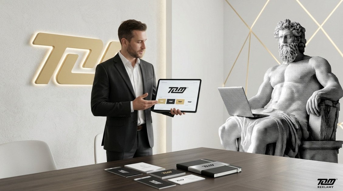 Usługi projektowe i reklamowe in use
