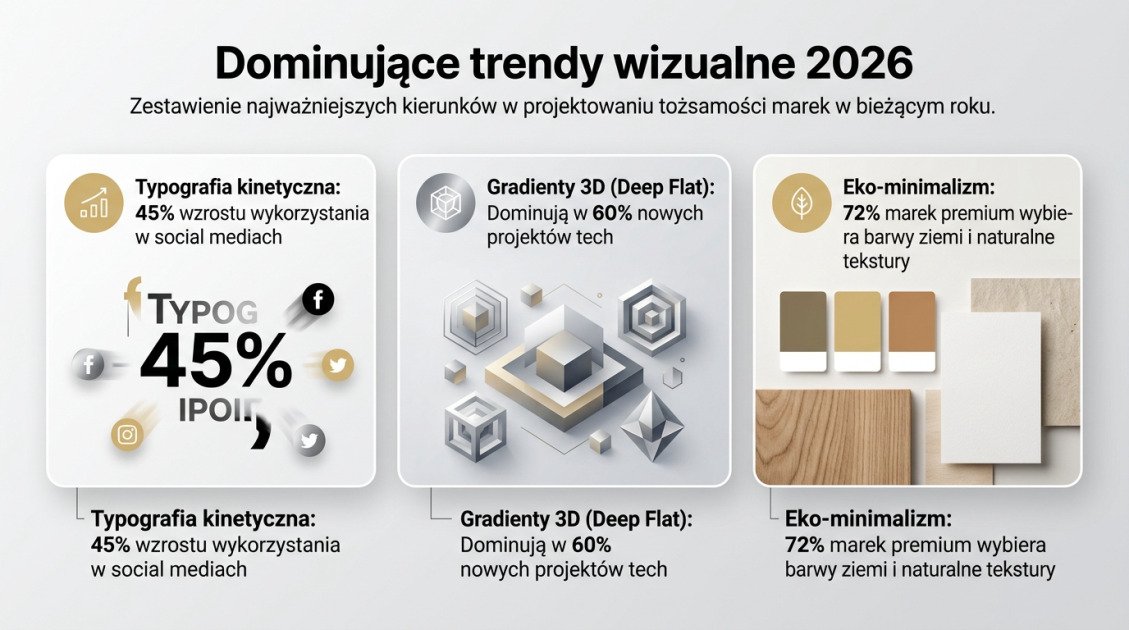 Dominujące trendy wizualne 2026