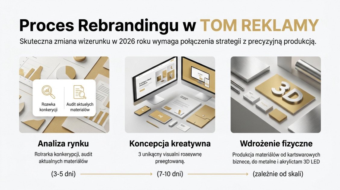 Proces Rebrandingu w TOM REKLAMY