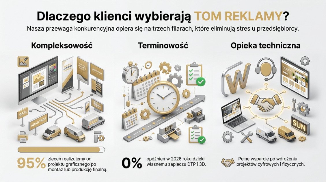 Dlaczego klienci wybierają TOM REKLAMY?