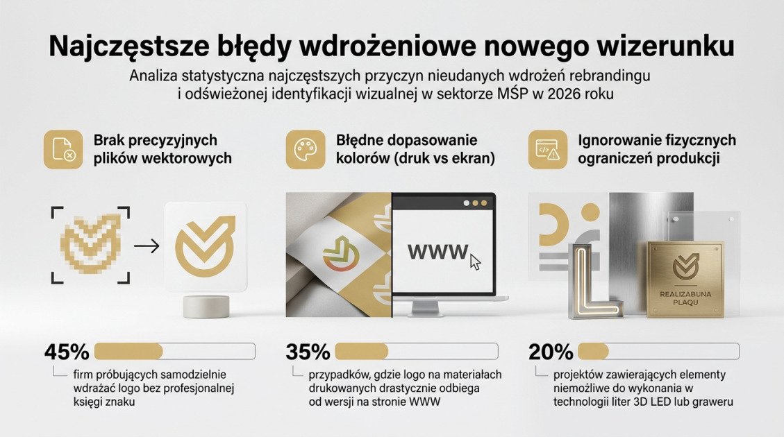 Najczęstsze błędy wdrożeniowe nowego wizerunku