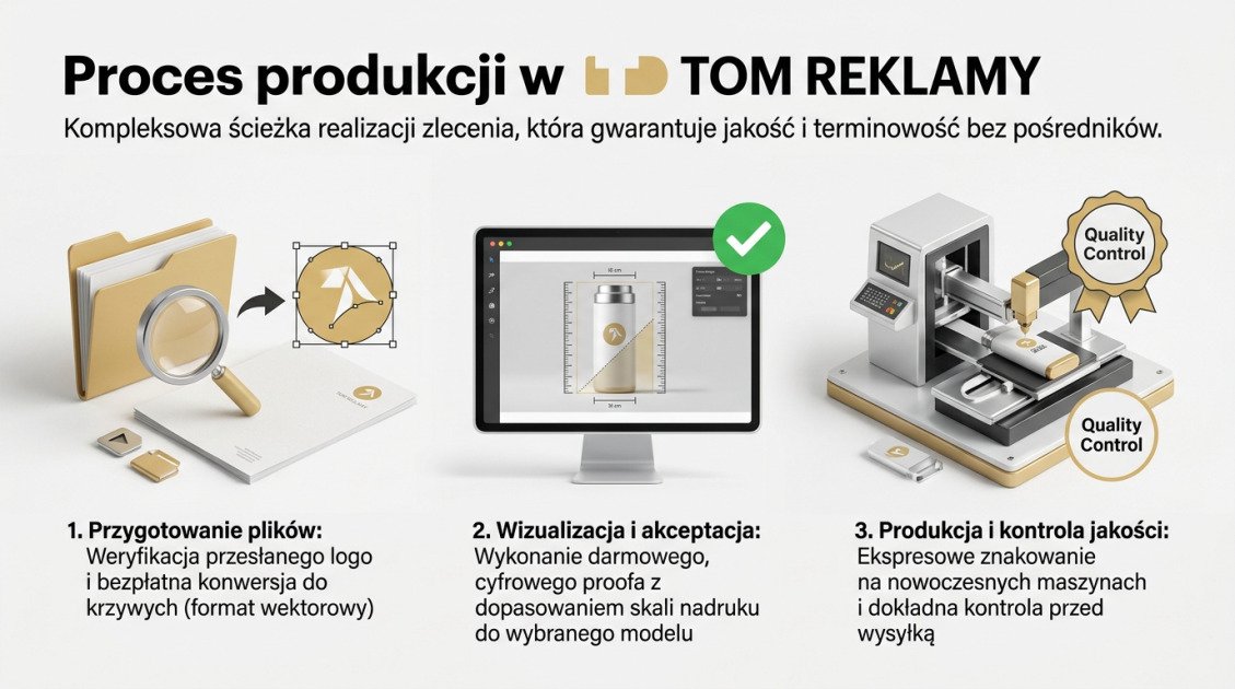 Długopisy reklamowe z nadrukiem Kielce – Kompleksowa oferta 1 Proces produkcji w TOM REKLAMY