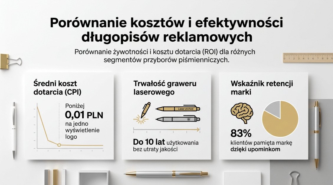 Długopisy reklamowe z nadrukiem Kielce – jak wybrać? 1 Porównanie kosztów i efektywności długopisów reklamowych
